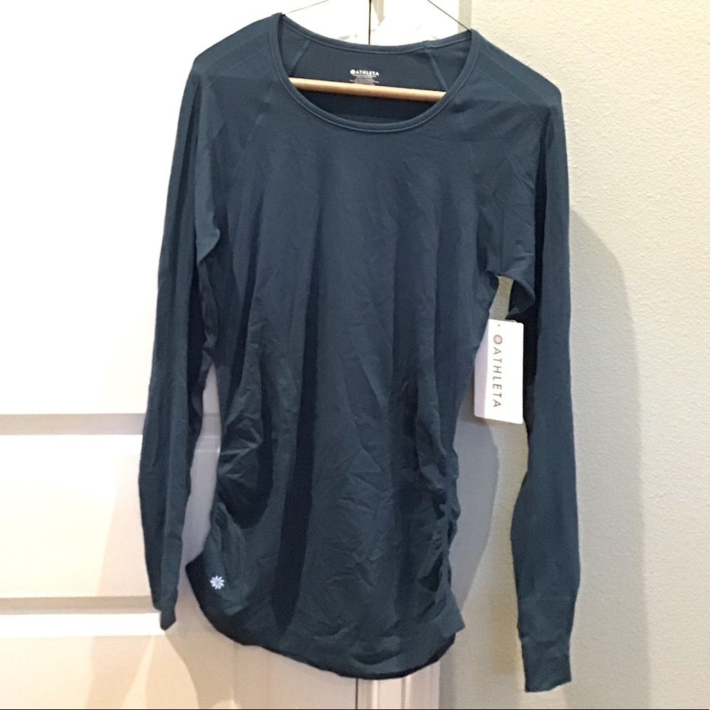Athleta Speedlight Longsleeve Top | Blue | Medium